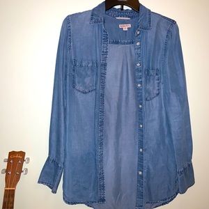 Soft Denim Button Down